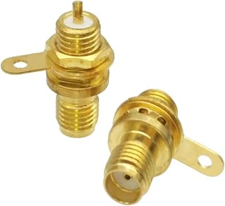 Connector SMA/SMB Male Plug & Female Jack Solder PCB Mount & Flange PTFE Mount &Bulkhead Nut Mount RF Coaxial (Color : Type 13)