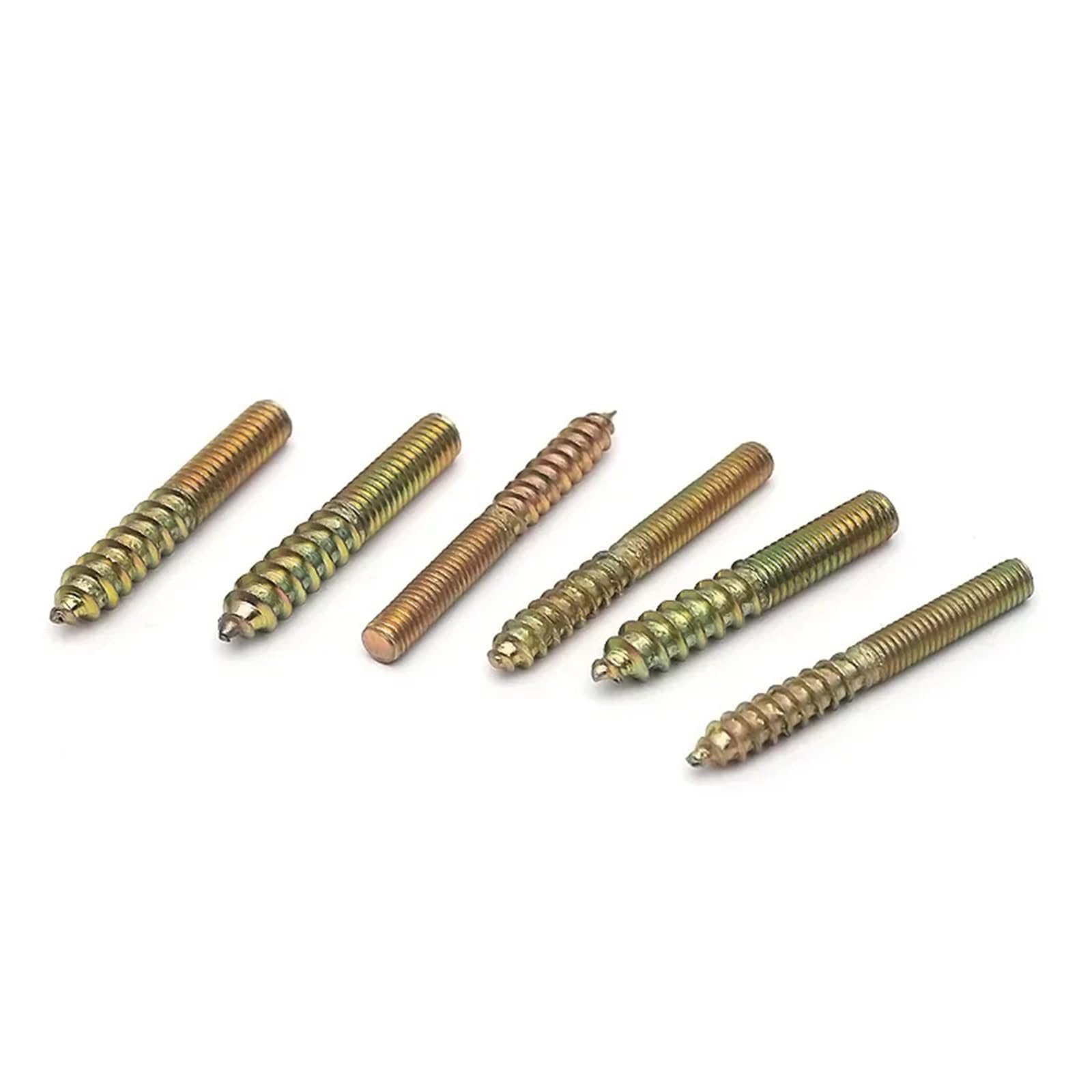 Perno de suspensión de tornillos autorroscantes de doble extremo for madera, Metal, M4, M5, M6, paquete de 280(M5x30 20pcs)