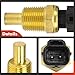 A-Premium Engine Coolant Temperature Sensor [2 Pins] Compatible with Jeep, Dodge, Chrysler, Mitsubishi & Plymouth Models - Grand Cherokee Caravan, Wrangler, Ram 1500, Town & Country, Eclipse, Breeze