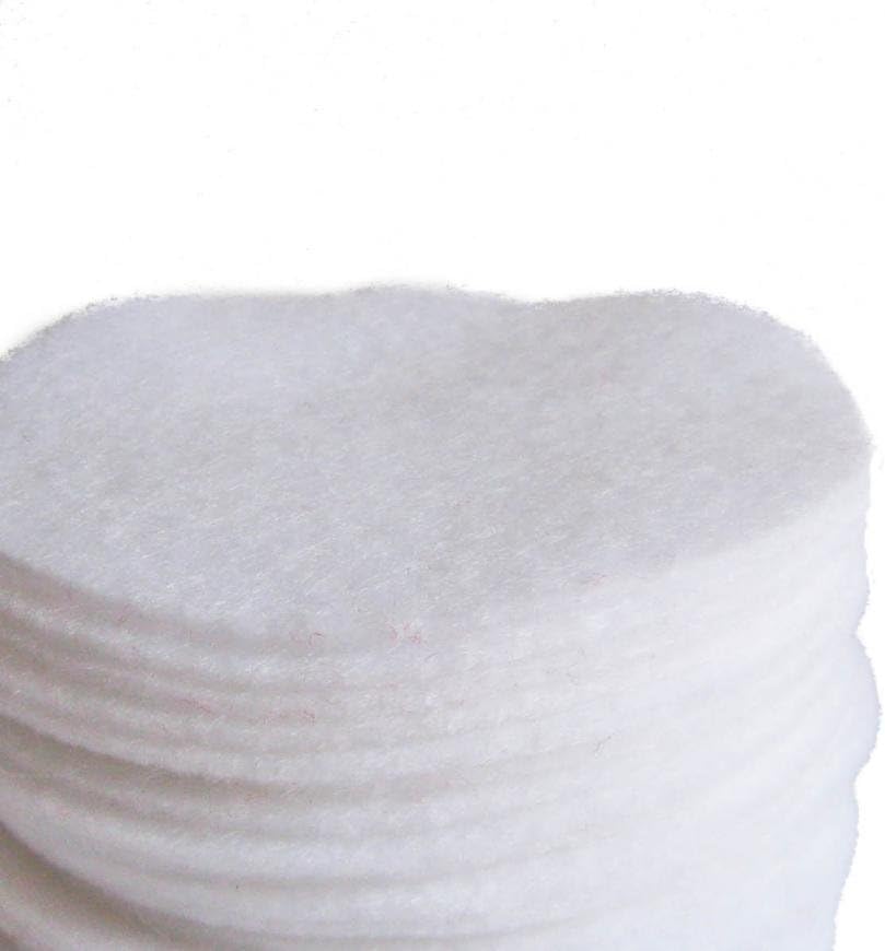 Nakpunar 8 inches White Felt Circles - 30 Pieces - American Felt Fabric Hand Cut in The USA
