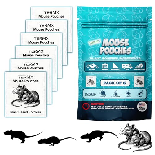 Image of 6Pack Botanical Rodent Repellent Pouches Natural Mouse Repellent Pouches