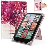 Légère et protectrice :La coque Kindle Paperwhite est fabriquée avec un extérieur en cuir PU de qualité supérieure et un intérieur en microfibre douce. Elle est agréable au toucher et protège efficacement votre appareil contre les rayures. De plus, la coque Kindle Colorsoft est légère, ce qui la rend facile à transporter.