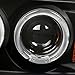 SPEC-D TUNING Projector Headlights Black Compatible with 2005-2007 Dodge Dakota, Left + Right Pair Headlamps Assembly