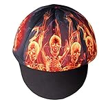 Xinzechen Cycling Cap Sweat Wicking Fits Under Helmets Soul Flame