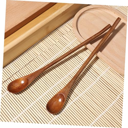 Cuillères à café en bois pour mélanger le thé et déguster vos desserts - 6