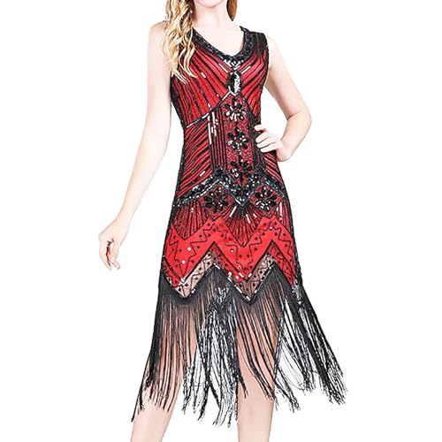 Robe des années 20 à paillettes idéale pour briller lors d'une soirée Gatsby