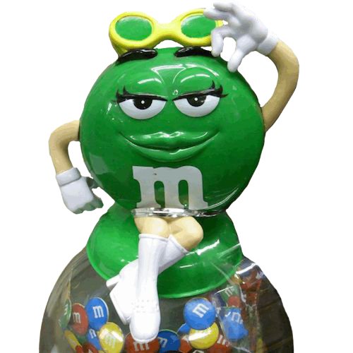 Amazon | m&mキャンディー ディスペンサー（グリーン） | VINTAGE