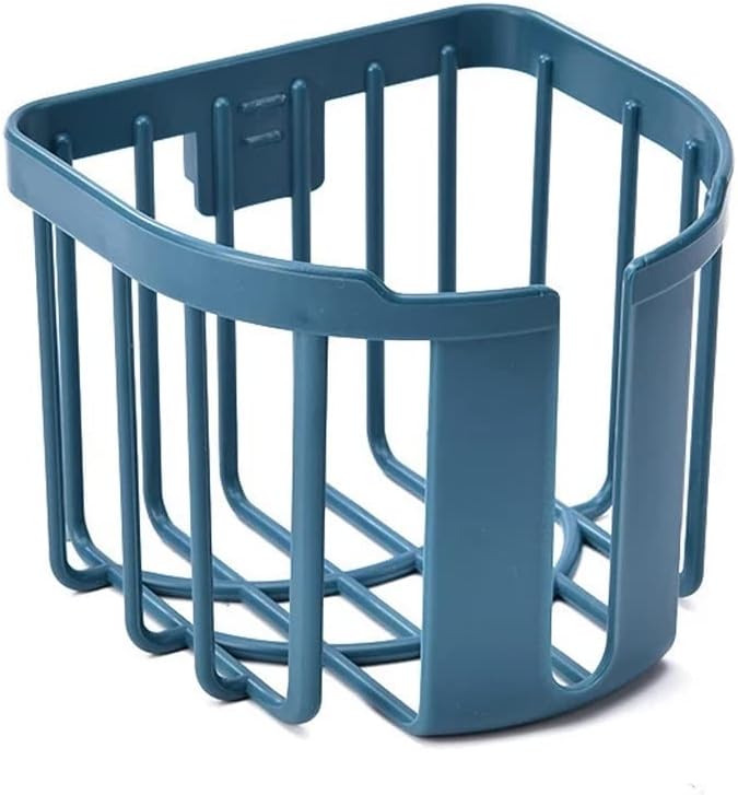 WERTGHJ Toilet Punch-Free Toilet Paper Holder Kitchen wall-Mounted Sticky Storage Box(Blue)