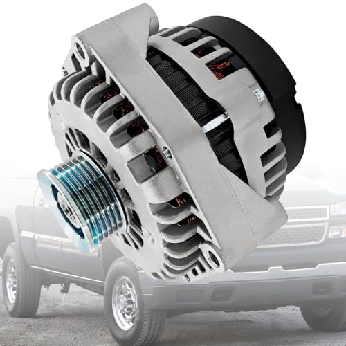 VANPERT 220AMP High Output 48237 Alternator Compatible with Cadillac Escalade for Chevy Silverado Tahoe Suburban Trailblazer for GMC Sierra Yukon Yukon XL Envoy 1999-2006 Replace 15200109