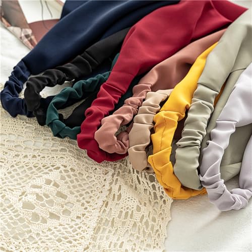 Image of Bandanas For Women, Boho Triangle Headbands, Floral Bandanas Headscarf Chiffon Hairbands Elastic Hair Scarf Boho Headbands Hair Accessories For Women Girls