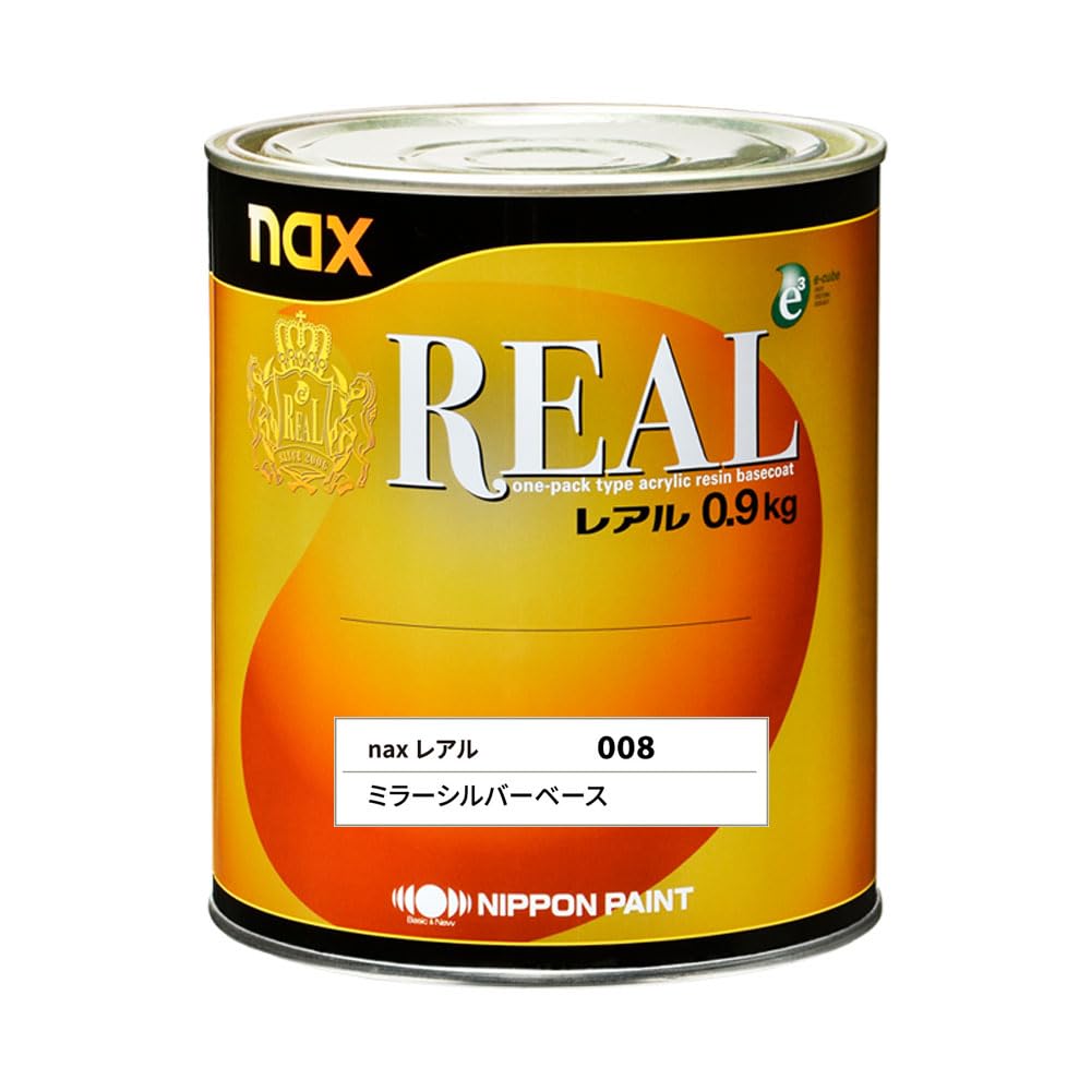 Amazon | レアル 008 ミラーシルバーベース 原色 0.9kg/日本ペイント