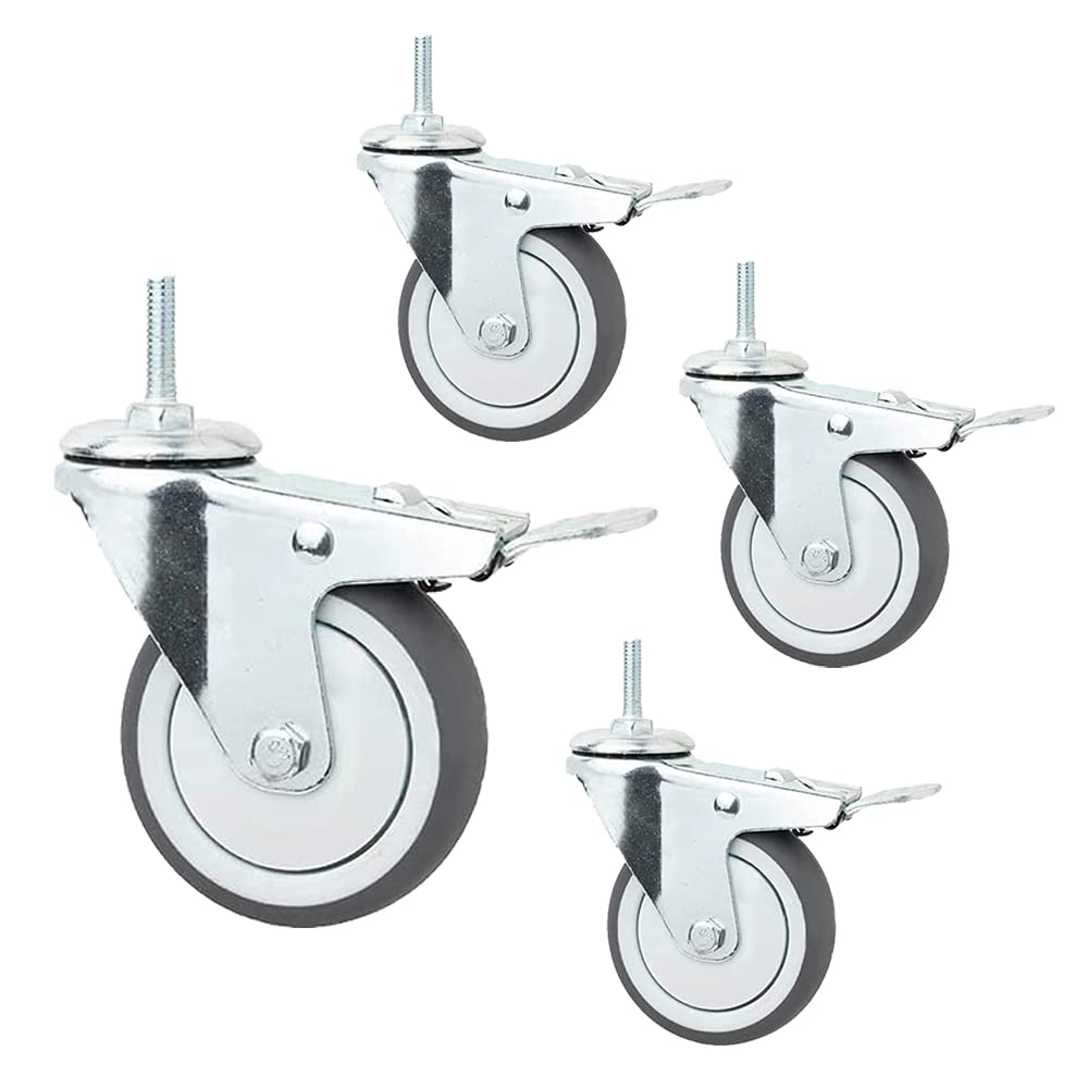 Roulettes de 75 mm avec freins pour déplacer facilement vos établis