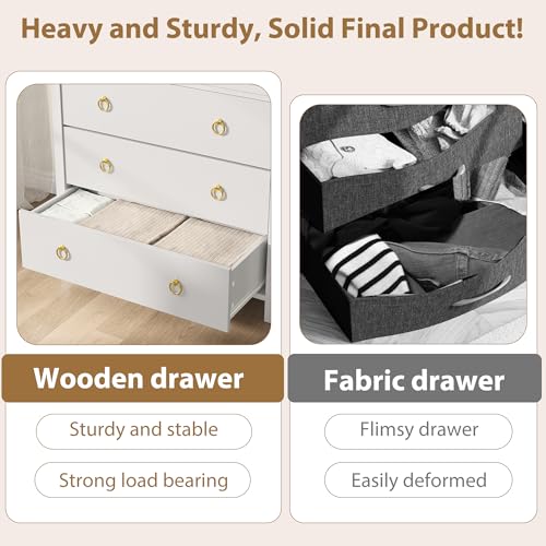 3-Dresser-for-Bedroom-29-Tall-Dresser-Modern-Tall-Drawer-Dresser-with-Storage-Wooden-Closet-Dressers-Chest-of-Drawers-Freestanding-for-Bedroom-Nursery-Living-Room-White 3 Dresser for Bedroom 29 Tall Dresser Modern Tall Drawer Dresser with Storage Wooden Closet Dressers Chest of Drawers Freestanding for Bedroom Nursery Living Room White