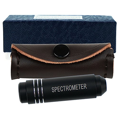 image for TEKCOPLUS Pocket Size Diffraction Spectroscope Medium Size Gem Tool fo