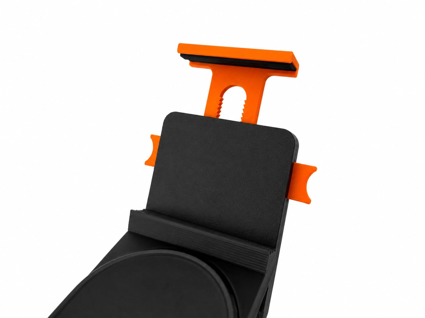 Tablet-Halterung für Zwift Ride Bike, Schwarz und Orange, sichere Klemmhalterung