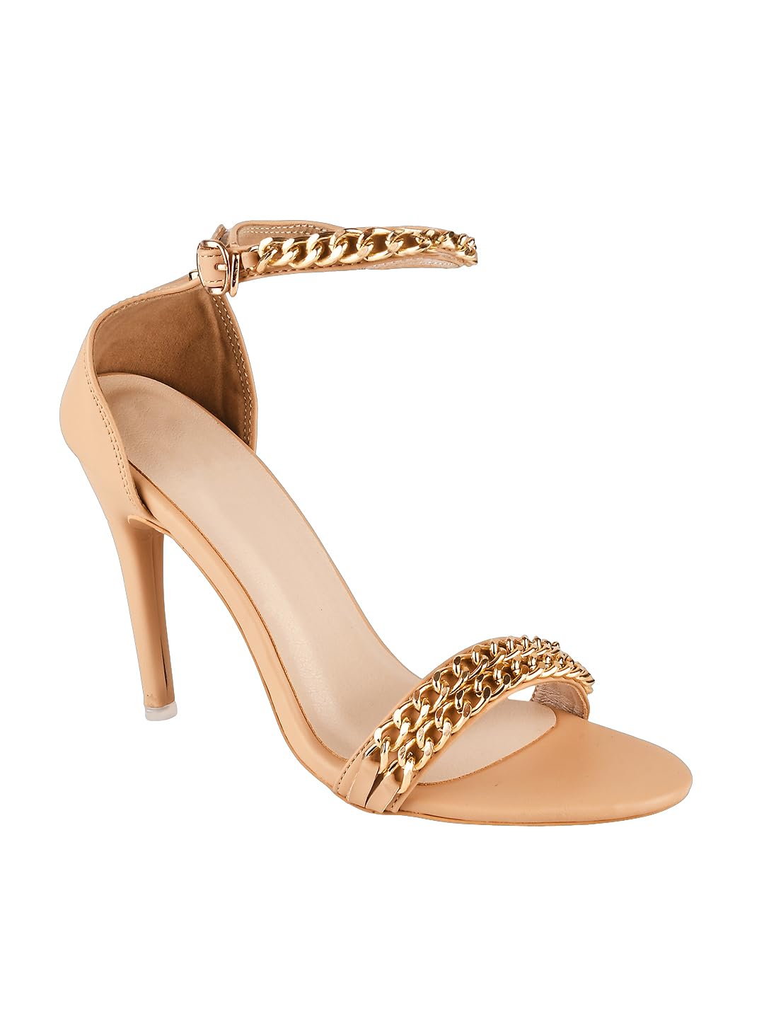 The White Pole Stiletto Heels Comfortable Sole & Trendy Party Heels Designer Pencil Heel Sandals For Girls & Women (B0CLJGG644) Amazon Price History, Amazon Price Tracker