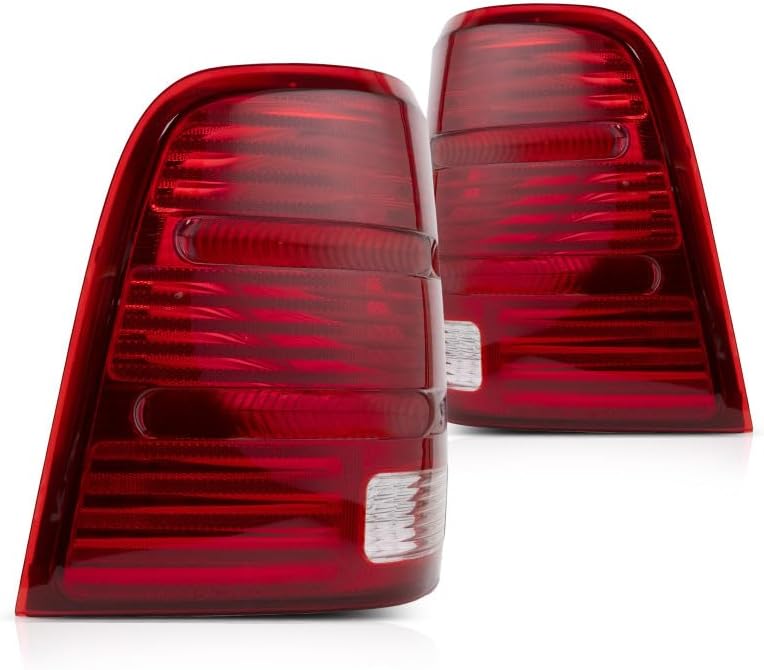 For 2002-2005 Ford Explorer Pair Rear Tail Lights Driver and Passenger Side Assembly Unit | FO2800159 FO2801159-replaces 1L2Z 13405-AA 1L2Z 13404-AA