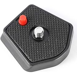 Tripode Manfrotto Mkc3 H01 Hersmay 785PL Placa de liberación rápida 1/4 ´´Tornillo para Manfrotto 7321YB MKC3-H01 785B Trípode