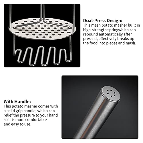 Iayokocc 16355757872007 Potato Masher, Stainless Steel Potato Ricer thumb #5