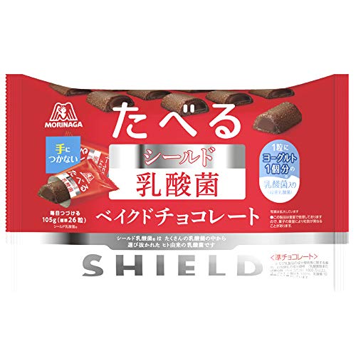 森永製菓 シールド乳酸菌ベイクドチョコレートＴＴＰ 105g ×12袋