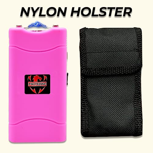 image for FIGHTSENSE Super Heavy Duty 35 Billion Mini Stun Gun for Self Defense 