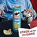 Pringles Potato Crisps Chips, Lunch Snacks, On-The-Go Snacks, Cheddar and Sour Cream, 5.5oz Can (One Can)