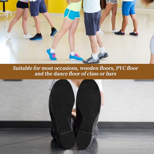 15 Piezas Suelas de Gamuza para Zapatos de Baile Negro miniatura 6