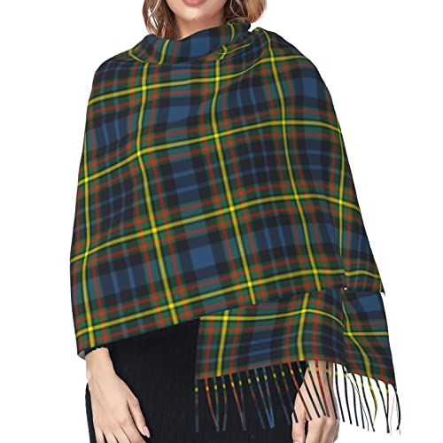 Winter Warm Wrap Shawl Macqueen Modern Tartan Print Scarves Blanket Scarf For Women Men4