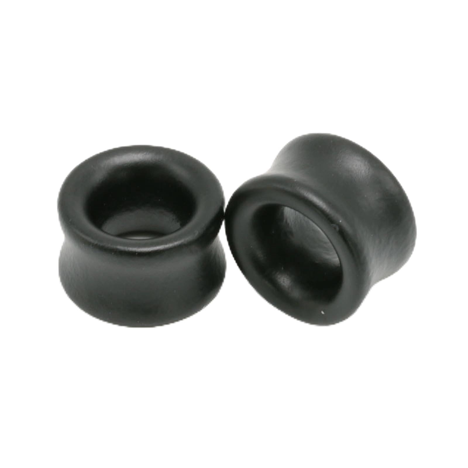 Brązowy drewniany kolczyk do uszu, vintage, drewniany pierścień, zatyczki do uszu, tunele, 0 g (8 mm)