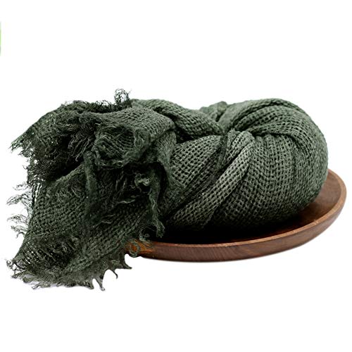 Baby Fotografie Wrap,Babyfoto Requisiten Neugeborenes Mädchen Junge Stretch Wrap Baby Lange Ripple Wrap Baby Teppich Knit Wrap Taufe