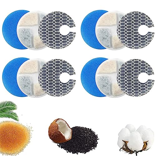 Set 4 filtros para fuente de agua para gatos miniatura 6