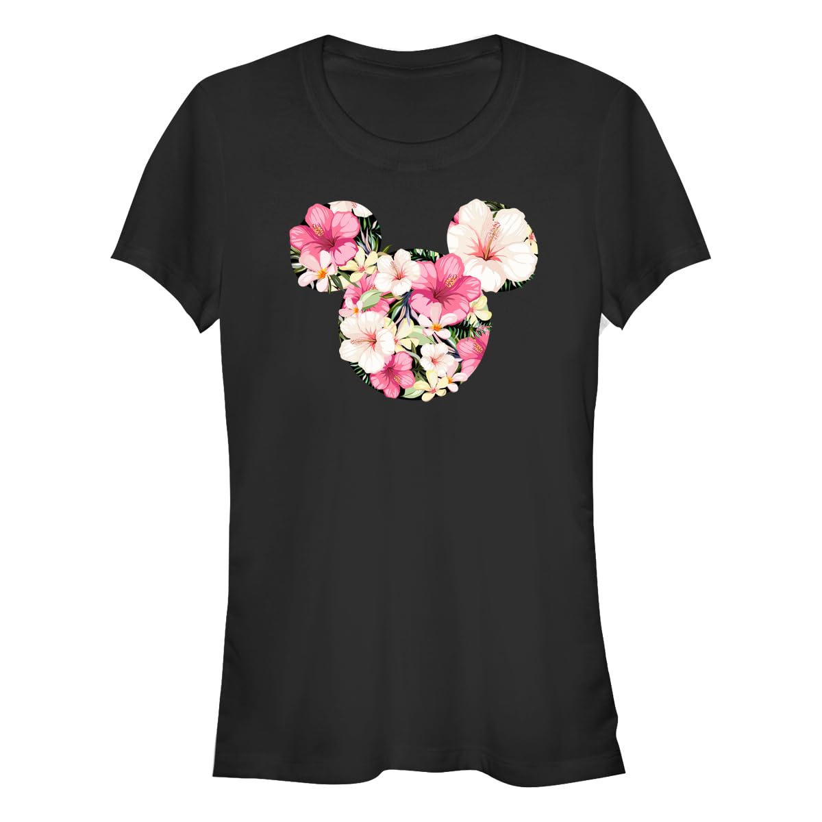 Classic Mickey - Tropical Mouse Bisiklet Yaka T-Shirt Tişört Kadın