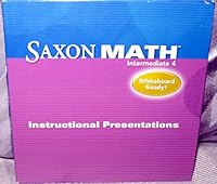 Saxon Math Intermediate 4: Instructional Presentation CD 1602774323 Book Cover