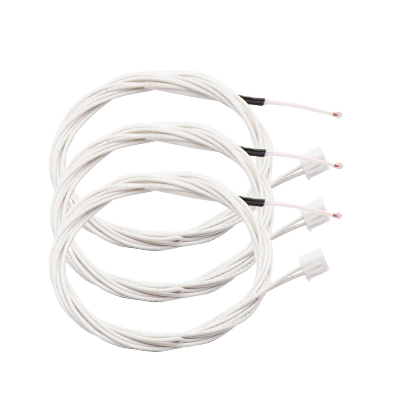 Termistor NTC Sensor Vidrio Sonda Temperatura Impresora 3D | Detección precisa, cable flexible, cama caliente, duradero(Without Terminal,20pcs)