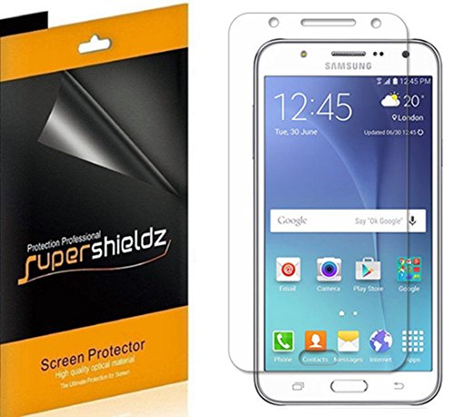 Supershieldz (6 Pack) Designed for Samsung Galaxy J7 Screen Protector, High Definition Clear Shield (PET)
