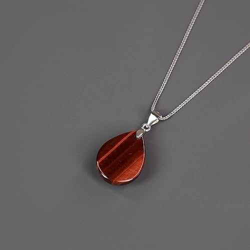 Miniatura 4 de COAI 925 Sterling Silver Teardrop Crystal Necklace for Women, Teardrop Pendant for Women