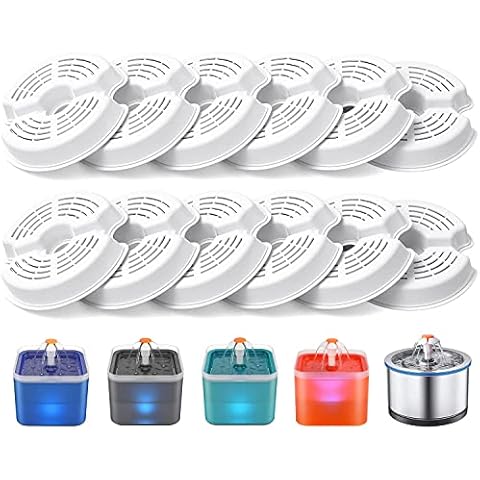 Filtros Fuente Gatos 12 Piezas Cover