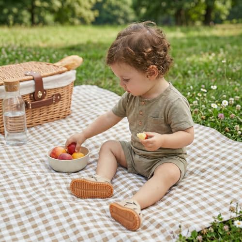 Image of Baby Boys Girls Squeaky Sandals Summer Closed-Toe Anti-Slip Premium Rubber Sole Toddler First Walkers Shoes