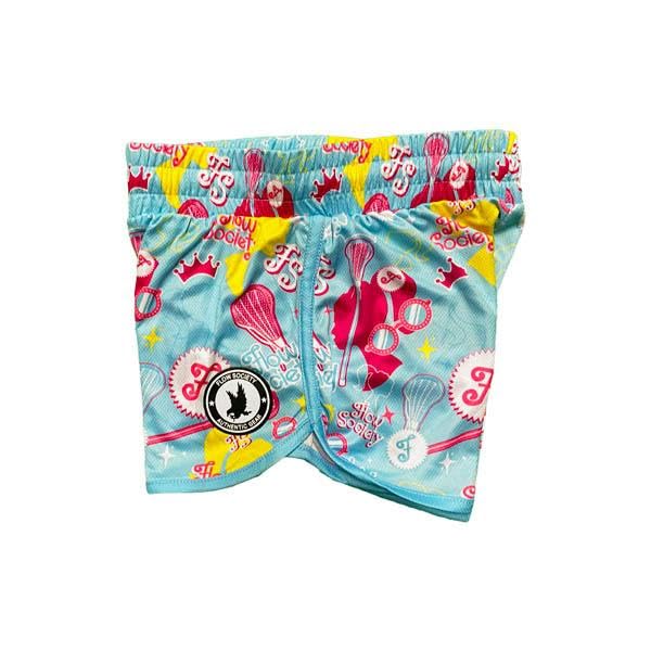 Flow Society Diva Lax Girls Athletic Shorts - Gym - Sports - Activewear for Girls - Patterned - Basketball - Lacrosse Shorts2