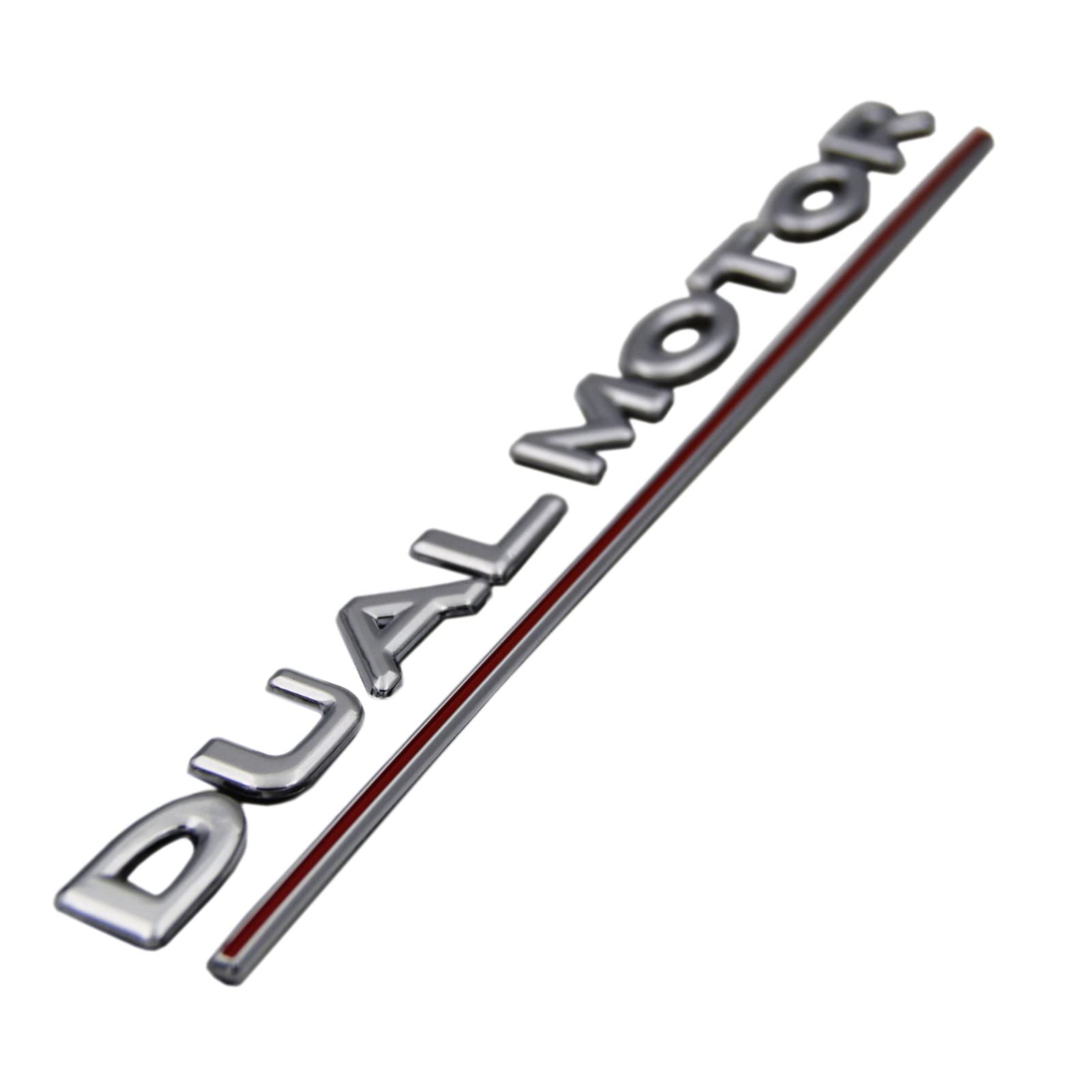 Zorratin Dual Motor Line Emblem Badge, Fits Tesla Model 3 Y S X Rear