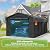 12x20FT Heavy Duty Metal Carport,Outdoor Garage with Removable Sidewalls & Doors, Heavy Duty Steel Frame and Galvanized Roof for Cars and Boats, Gray