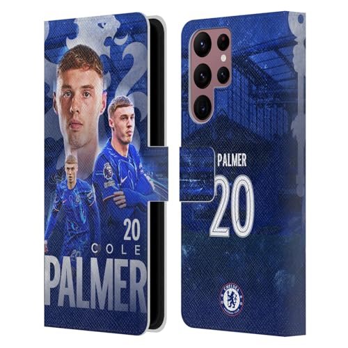 Étui portefeuille en cuir Cole Palmer Chelsea FC pour Samsung S22 Ultra 5G