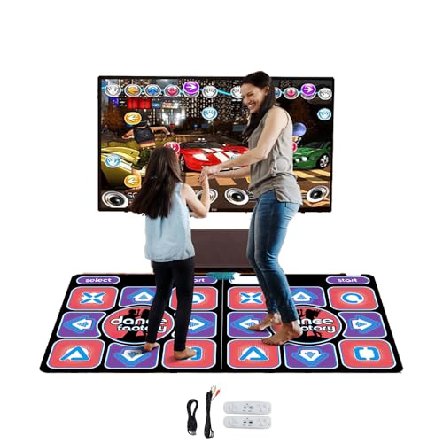 Tapis De Danse 2 En 1 Pour Tv Et Pc,Tapis De Danse Électronique Avec 2 Manettes De Jeu,Tapis De...