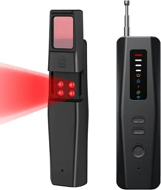 Détecteur de Micro Espion Anti-Espion avec Alarme, Protection Vie Privée