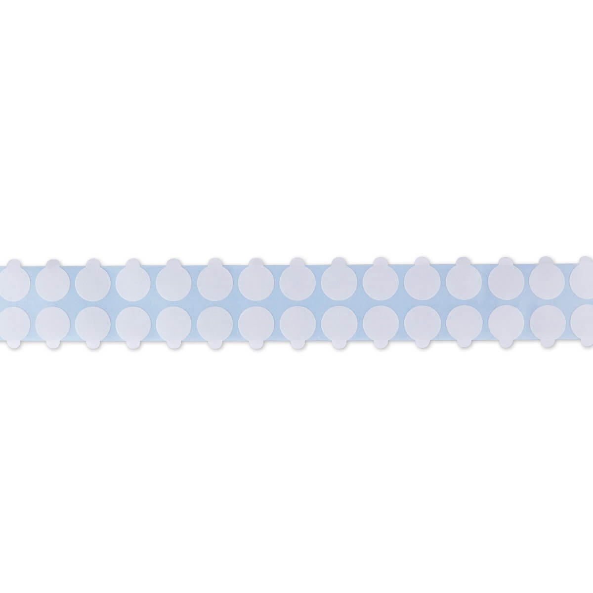 MASHPAPER 5000 Doppelklebepunkte doppelseitige Klebepunkte 20mm einseitig ablösbar transparent aus Polyesterfolie / 482020