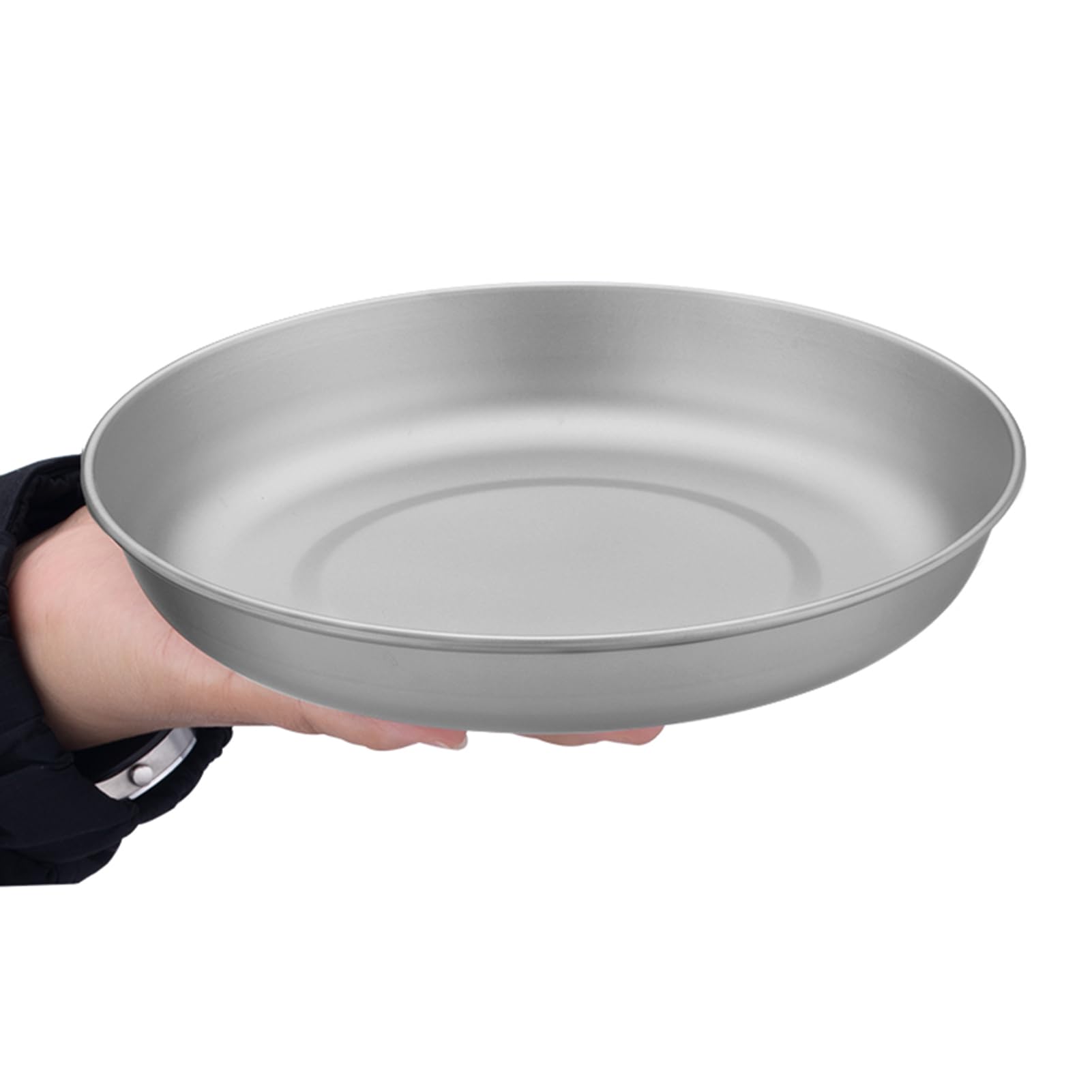 Domary Zestaw Przyborów Kempingowych Ultralekki Przenośny Kubek 450 Ml 800 Ml Talerz Spork 3-częściowy Zestaw do Przygód na świeżym Powietrzu Wędrówka z Plecakiem