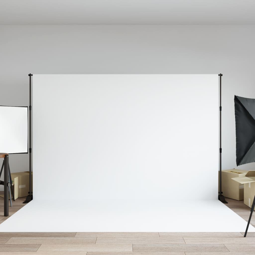 Mangloder - Treppiede per sfondo nero, 305 x 243 cm, in acciaio, regolabile, per studio fotografico, palchi, presentazioni, matrimoni, feste, con borsa per il trasporto, portata fino a 8 kg, versatile