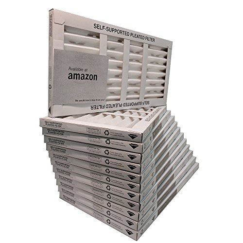 Sterling Seal SSI5251074025XCS Purolator Key Pleat Extended Surface Air filter by Mechanical MERV 8, 16" W x 25" H x 1" D, Heavy Duty Beverage Board Frame, 100% Synthetic filter Media (Pack of 12)