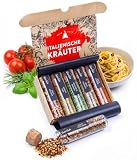 TIMBER TASTE® Italienische Gewürze Geschenkset - 5 mediterrane Mischungen...