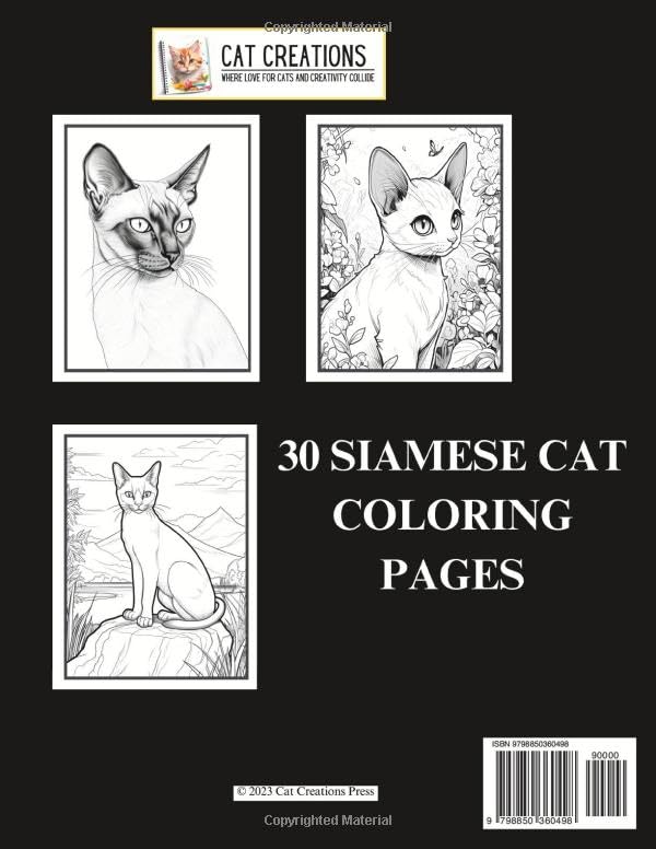 Miniatura 2 de Siamese Cat Coloring Book